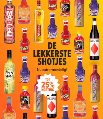 de lekkerste shotjes nu extra voordelig!